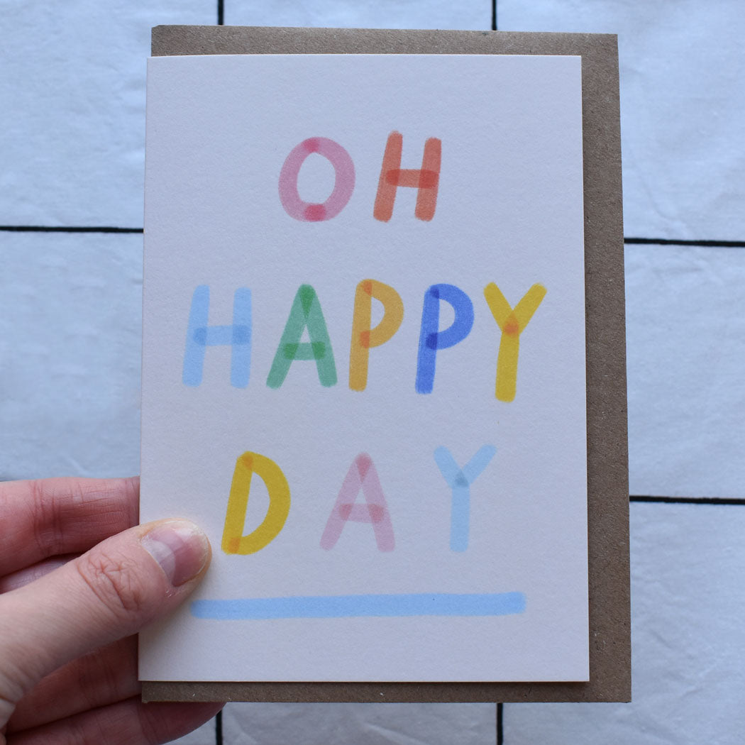 Oh Happy Day Celebration Card