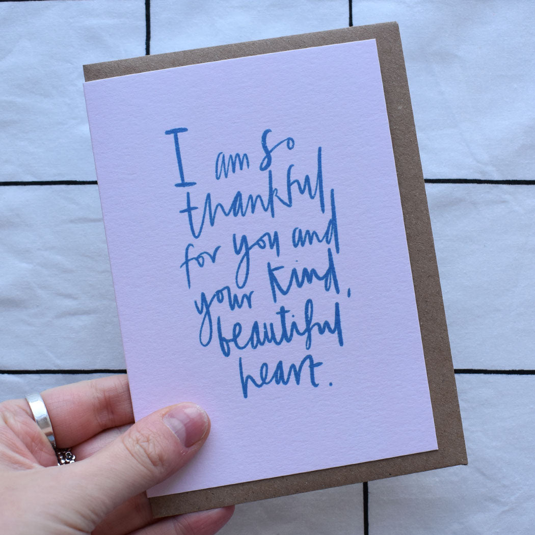 I Am So Thankful Card