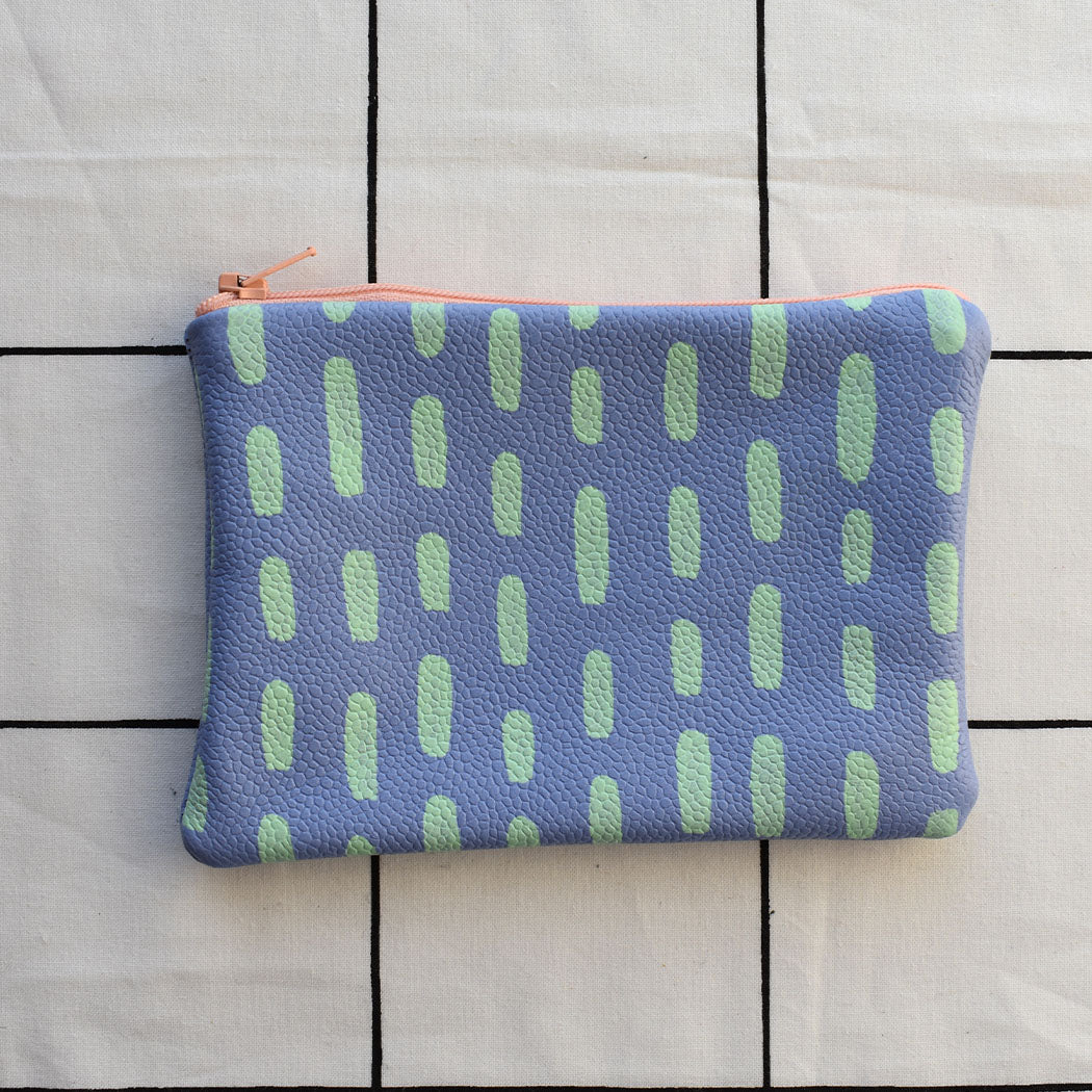 Discontinued Lilac Painted Pouch