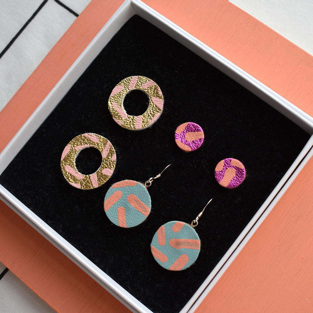 Open Stud Earring Gift Set