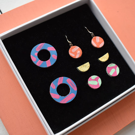 Open Stud Earring Gift Set