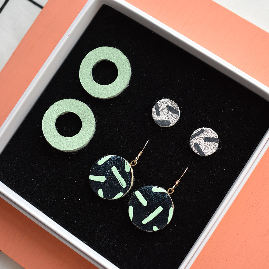 Open Stud Earring Gift Set